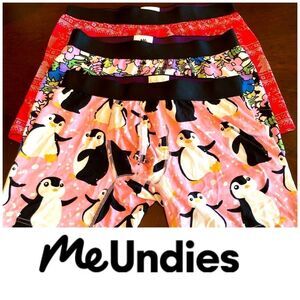 ME UNDIES - NWOT - M Sz S - Lot of 3 Boxer Brief Underwear. Softest There Is!